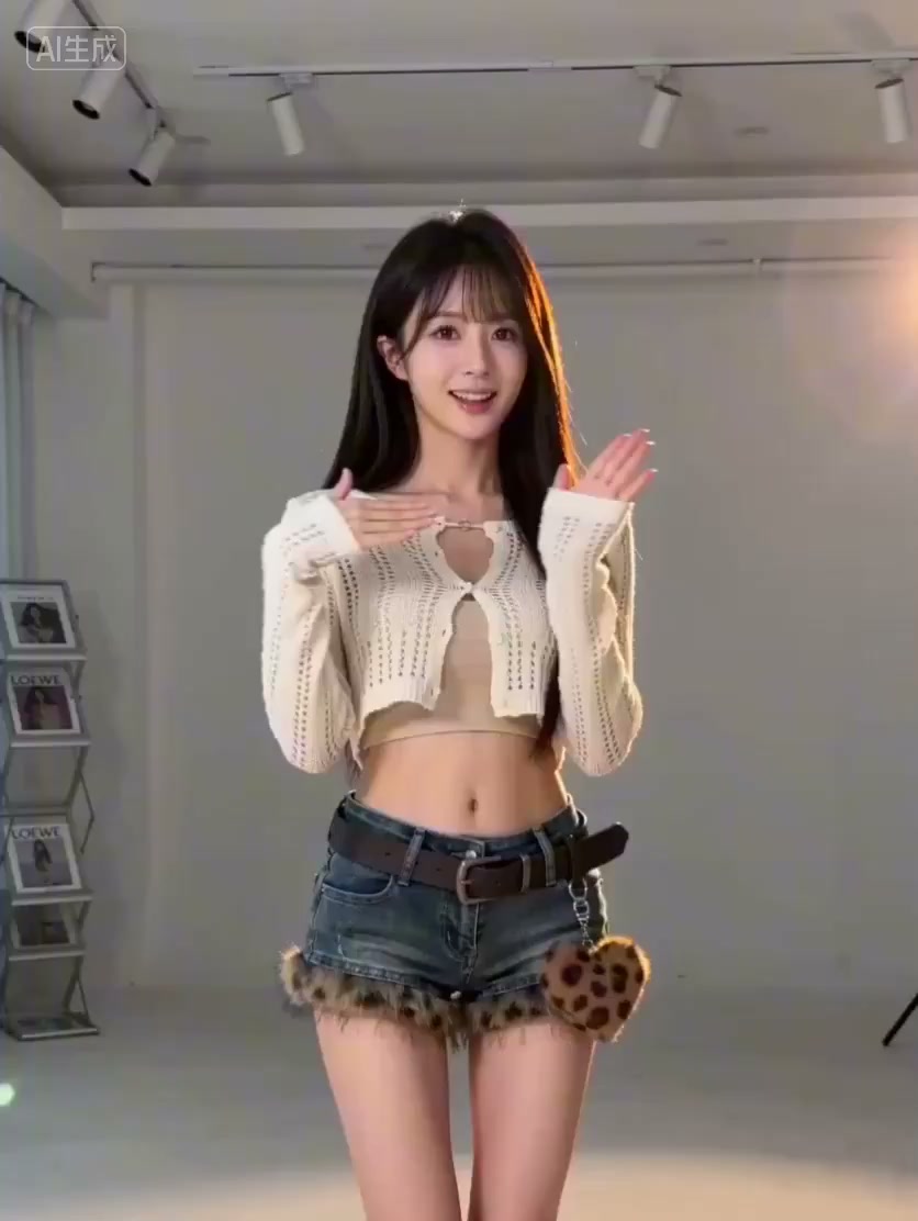 Kpop女团风针织衫牛仔热舞直拍 · 来源示例