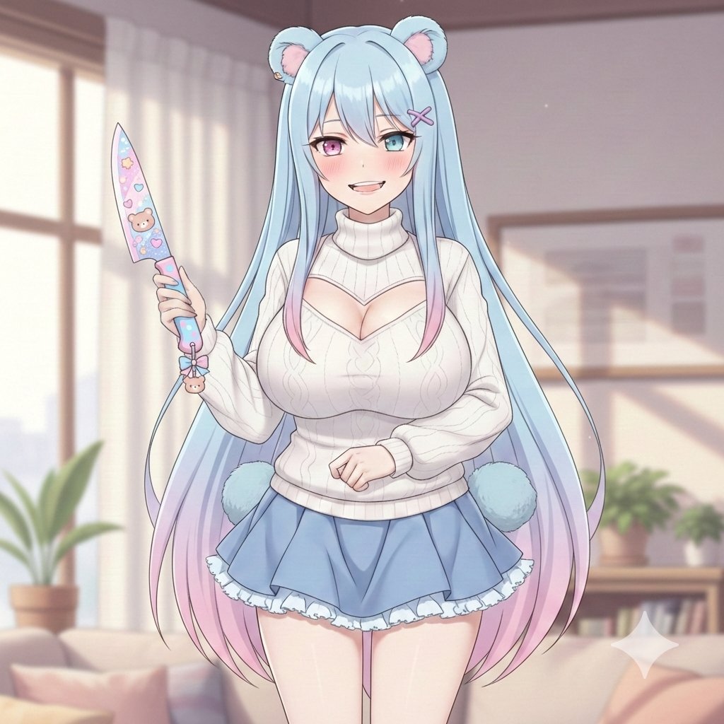 微笑递上蛋糕的致命病娇少女 · 来源示例