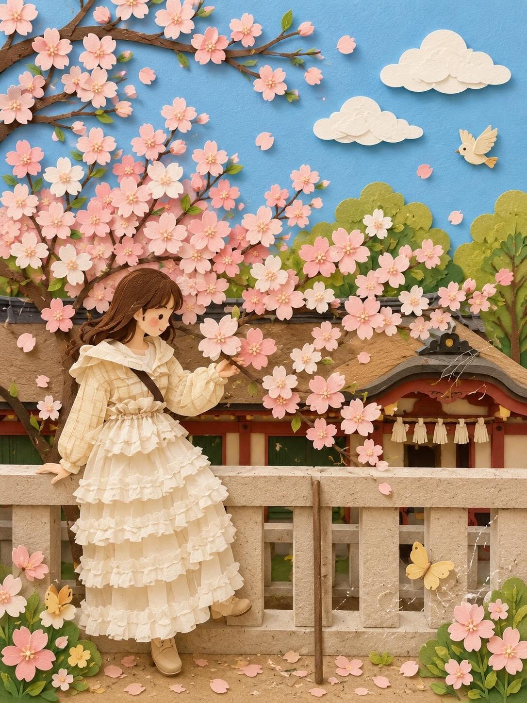 纸艺风格可爱Images重构 · Additional source example