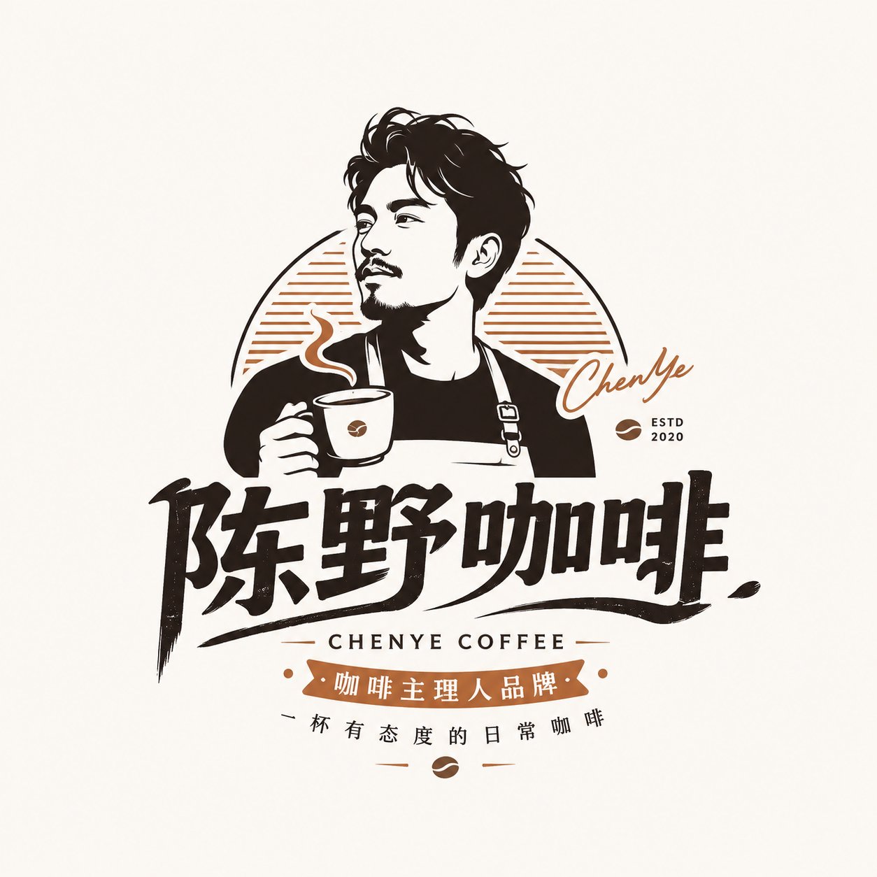 人物肖像品牌字标设计指南 · Additional source example