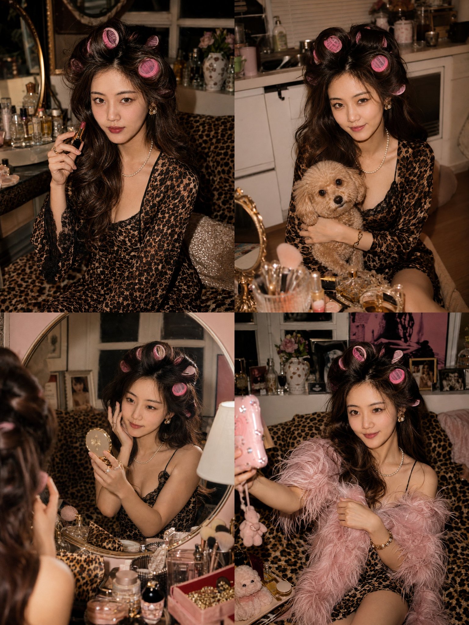 甜辣包租婆复古居家写真 · Additional source example