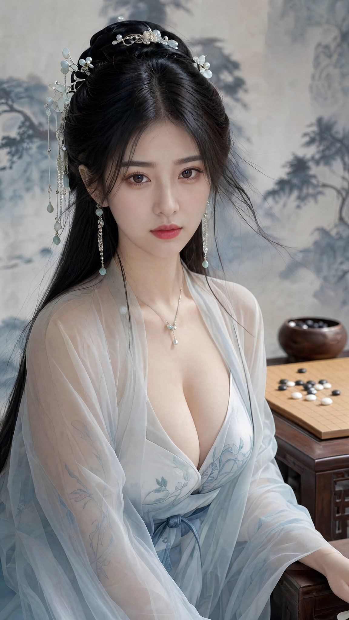 4K写实新中式古风半身女性人像 · 其他来源示例