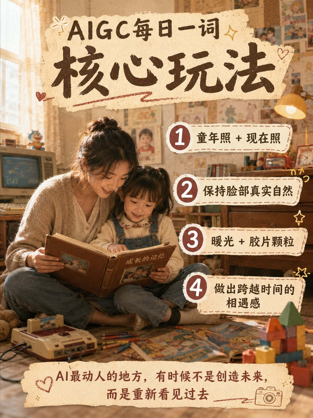 跨越时空的童年与成年真实合影 · 其他来源示例