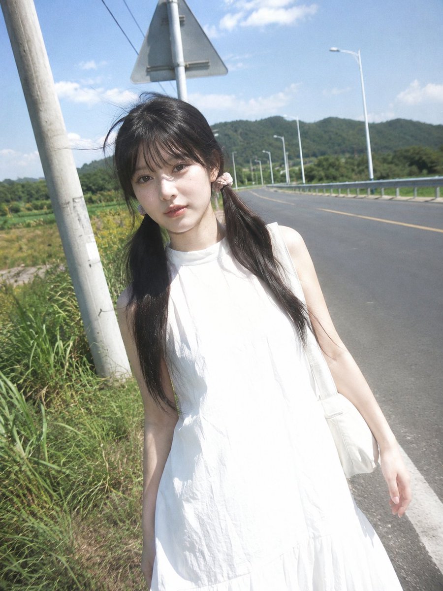 夏日乡间公路CCD复古少女写真 · 其他来源示例