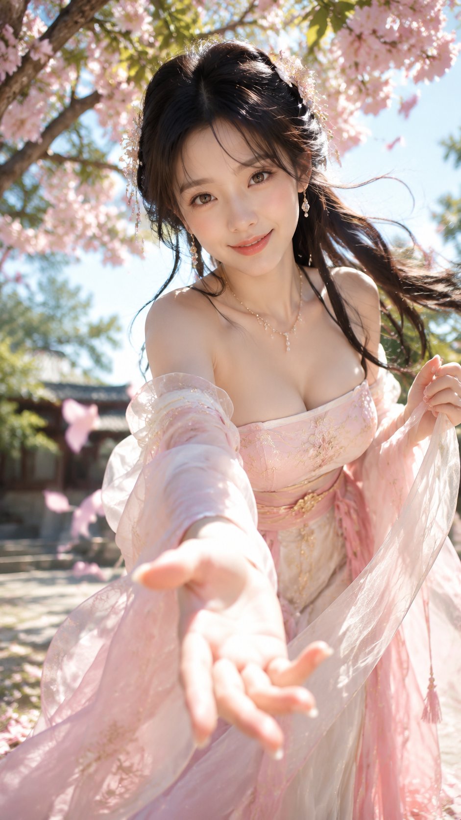 写实夏日汉服奇幻女主角肖像 · Additional source example