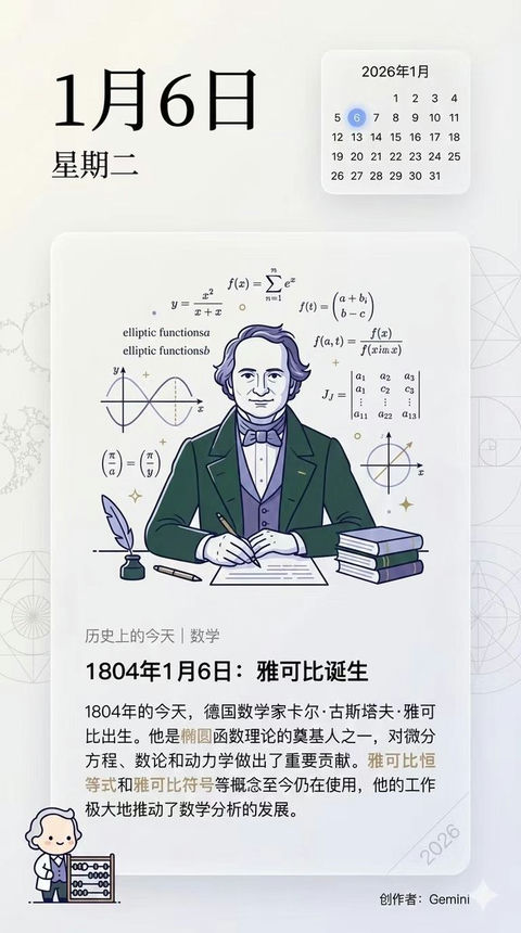 未来序章：二零二六年抽象几何的数学诗篇 - AI图片提示词示例