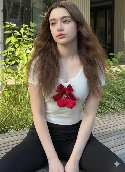 黄金时刻光影下的超写实公园美少女 - AI图片提示词示例