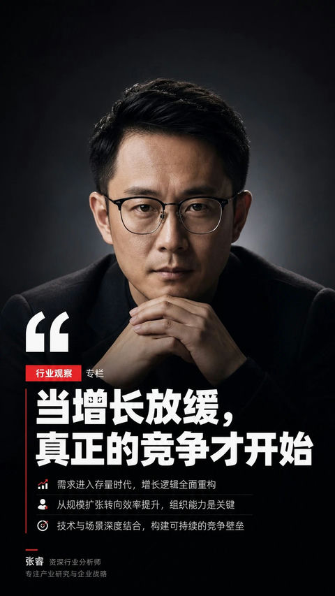 行业观察专业媒体视角封面 - AI图片提示词示例