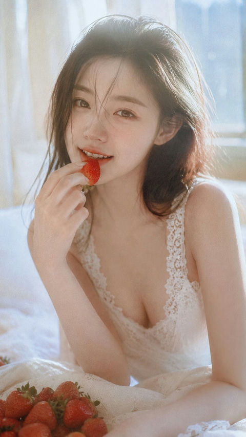 日系复古胶片感晨间少女写真 - AI图片提示词示例