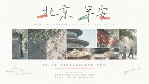 洁白留白感文化编辑手写海报 - AI图片提示词示例