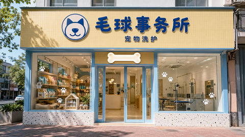 雨后老街巷里的深红砖墙纸间书店 - AI图片提示词示例