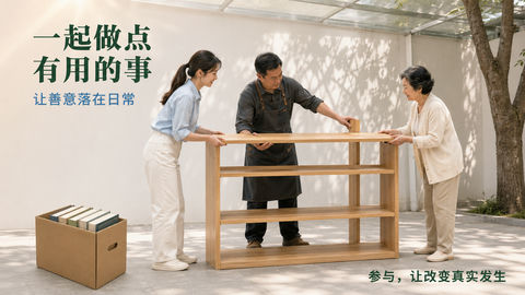 社区共建：让善意在真实参与中发生 - AI图片提示词示例