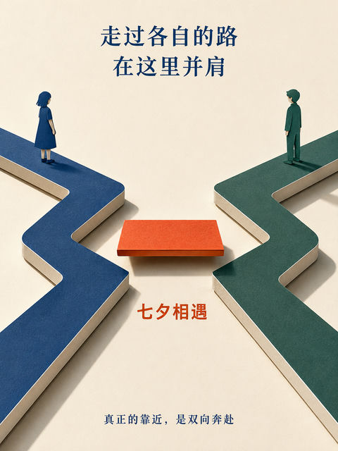 七夕纸雕：双向奔赴的最后一块拼图 - AI图片提示词示例