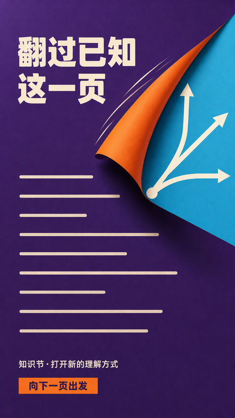 翻开知识新篇章：探索未知的多维路径 - AI图片提示词示例