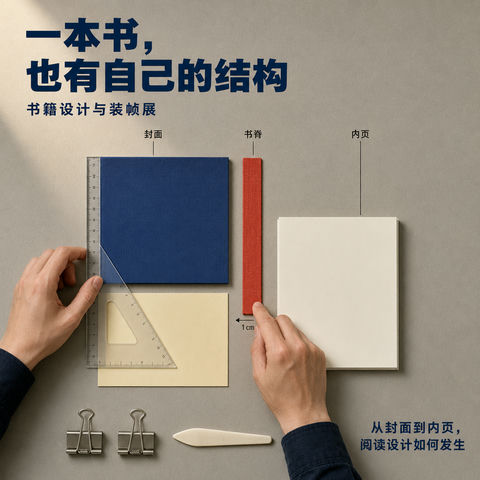 同一本书读出不同答案社区共读书展 - AI图片提示词示例