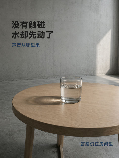 寂静空间里无端泛起的神秘涟漪 - AI图片提示词示例