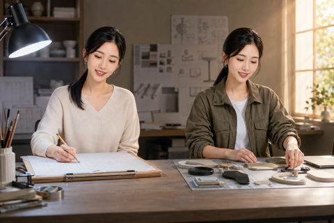 创作者与执行者的双生协作：灵魂的艺术对话 - AI图片提示词示例