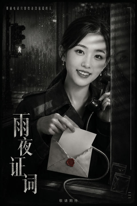 绝境抉择：雨夜电话亭里的证词疑云 - AI图片提示词示例