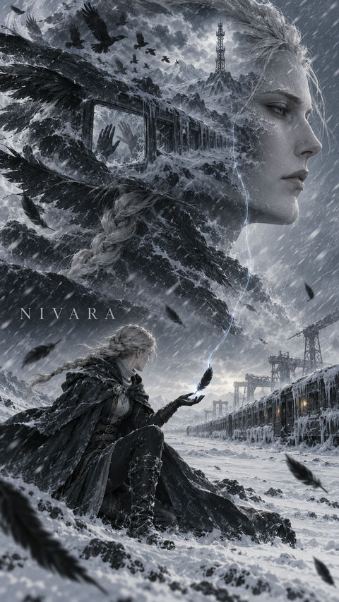 极地雪原的末世挽歌：尼瓦拉 - AI图片提示词示例