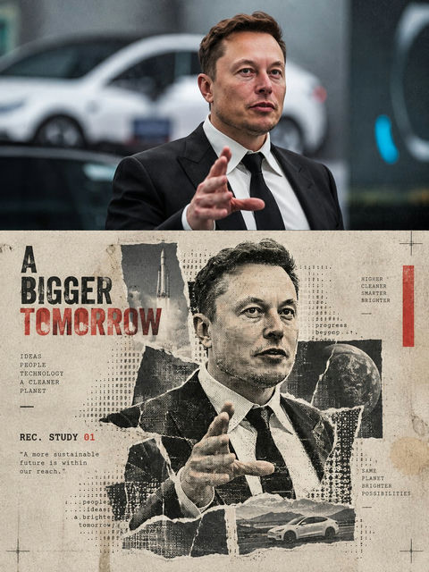 高端半调拼贴旅行海报人像转换 - AI图片提示词示例