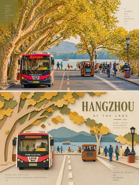 独立杂志感拼接纸艺海报 - AI图片提示词示例
