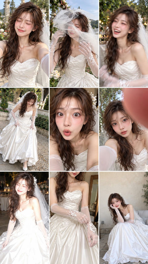业余摄影失误九宫格合集 · 来源示例