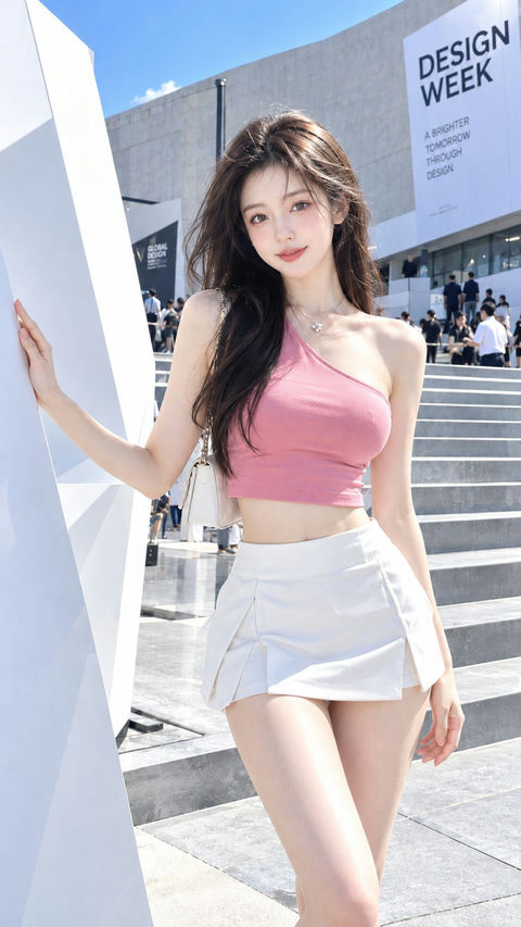 都市设计感清亮高光CCD时尚写真 · 来源示例