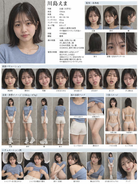 角色设定参数参考表提示词