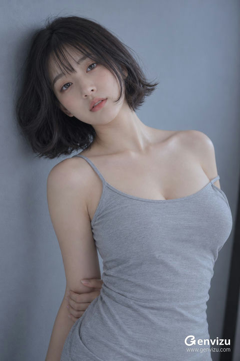 22岁韩国女性简约室内人像摄影 - AI图片提示词示例